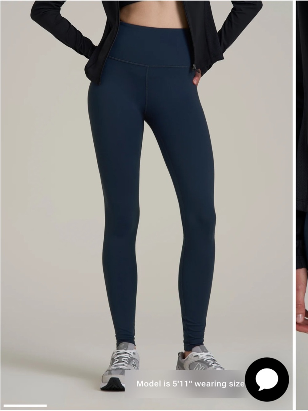 New American Tall High Rise Navy Leggings